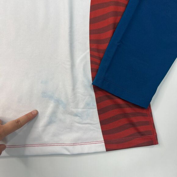 Wonder Woman Run Series Shirt Women L Large Off White 1/4 Zip Training Top *READ - Picture 5 of 14